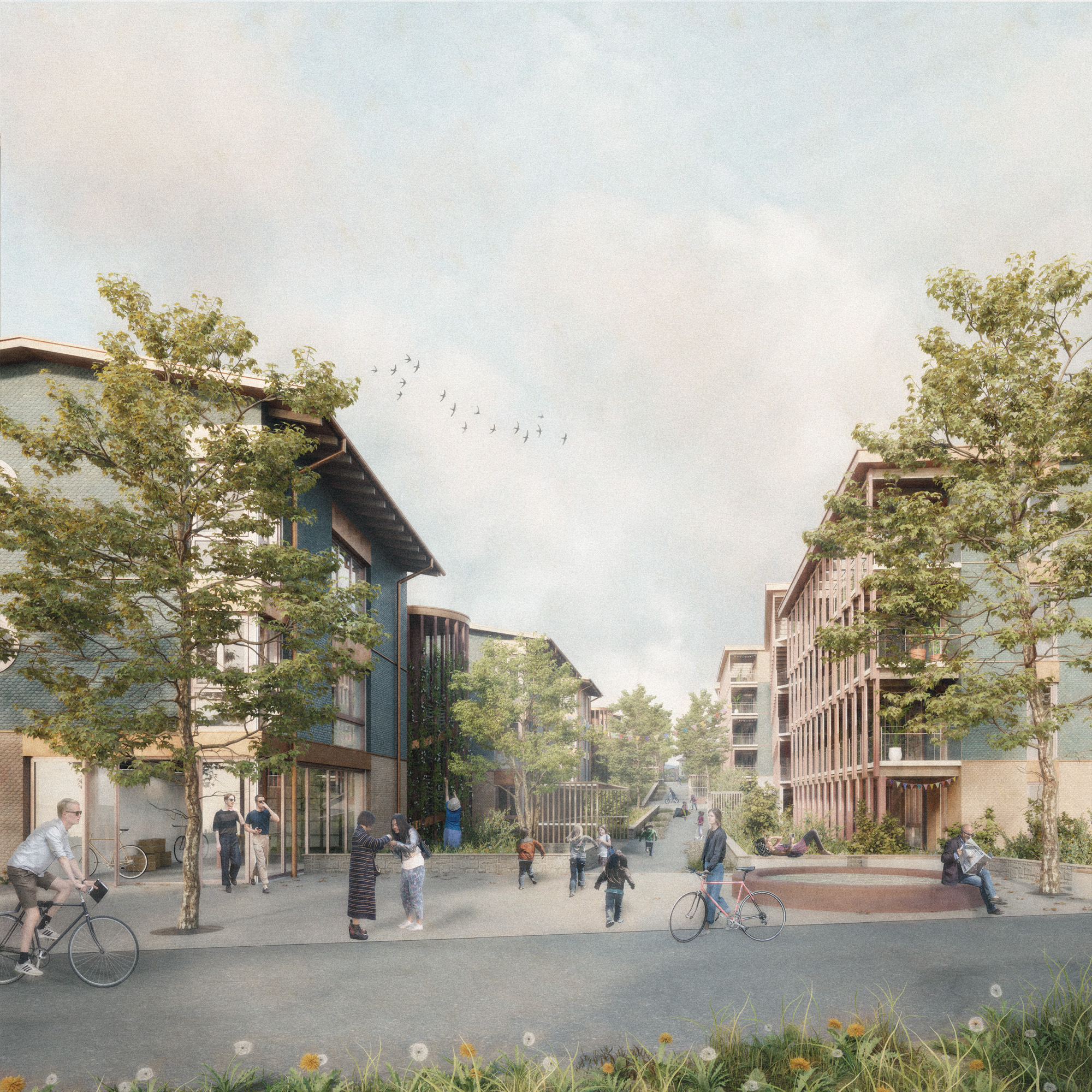 GKS Architekten AG - Wettbewerb Wohnüberbauung Am Rain - Luzern - 2023