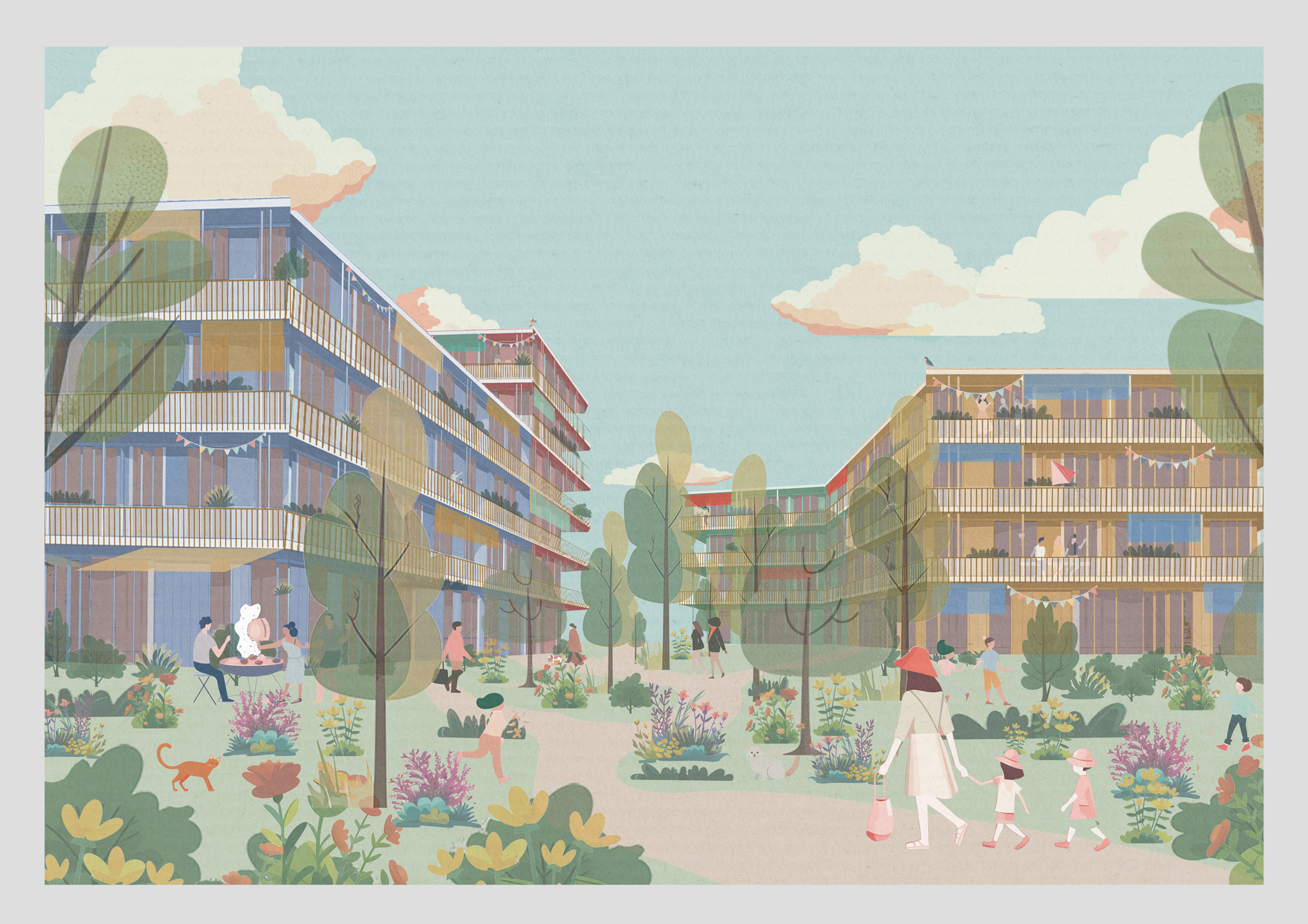 GKS Architekten AG - Studienauftrag Arealentwicklung Bächliwis - Bachenbülach - 2024