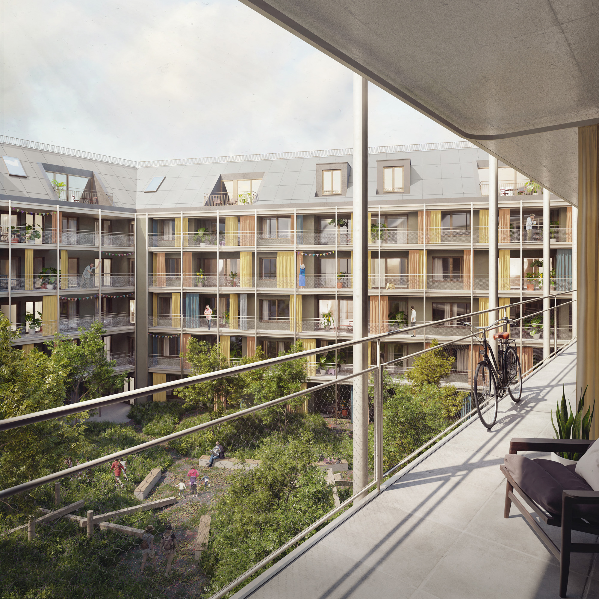 GKS Architekten AG - Studienauftrag Arealüberbauung Bleicherstrasse - Luzern - 2021