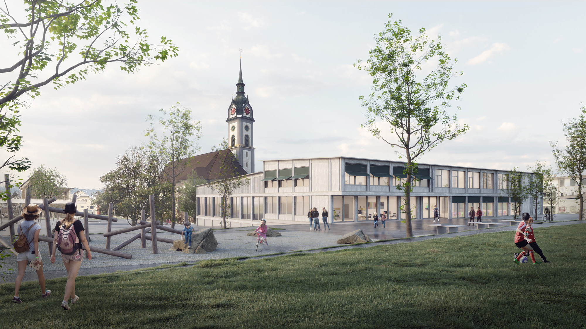 GKS Architekten AG - Wettbewerb Schulareal Chilefeld - Dagmersellen - 2020