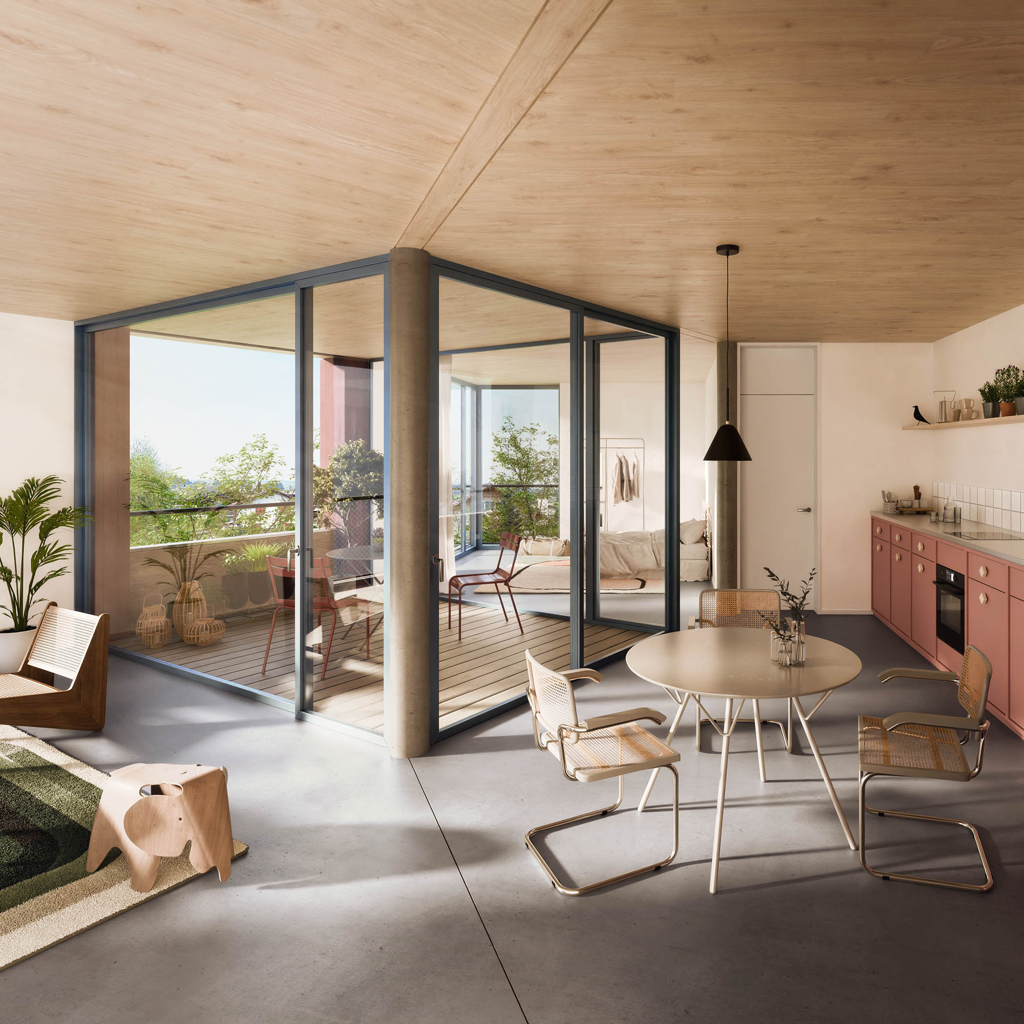 Huber Waser Mühlebach GmbH - Wettbewerb Wohnüberbauung Luzernerstrasse - Littau - 2025