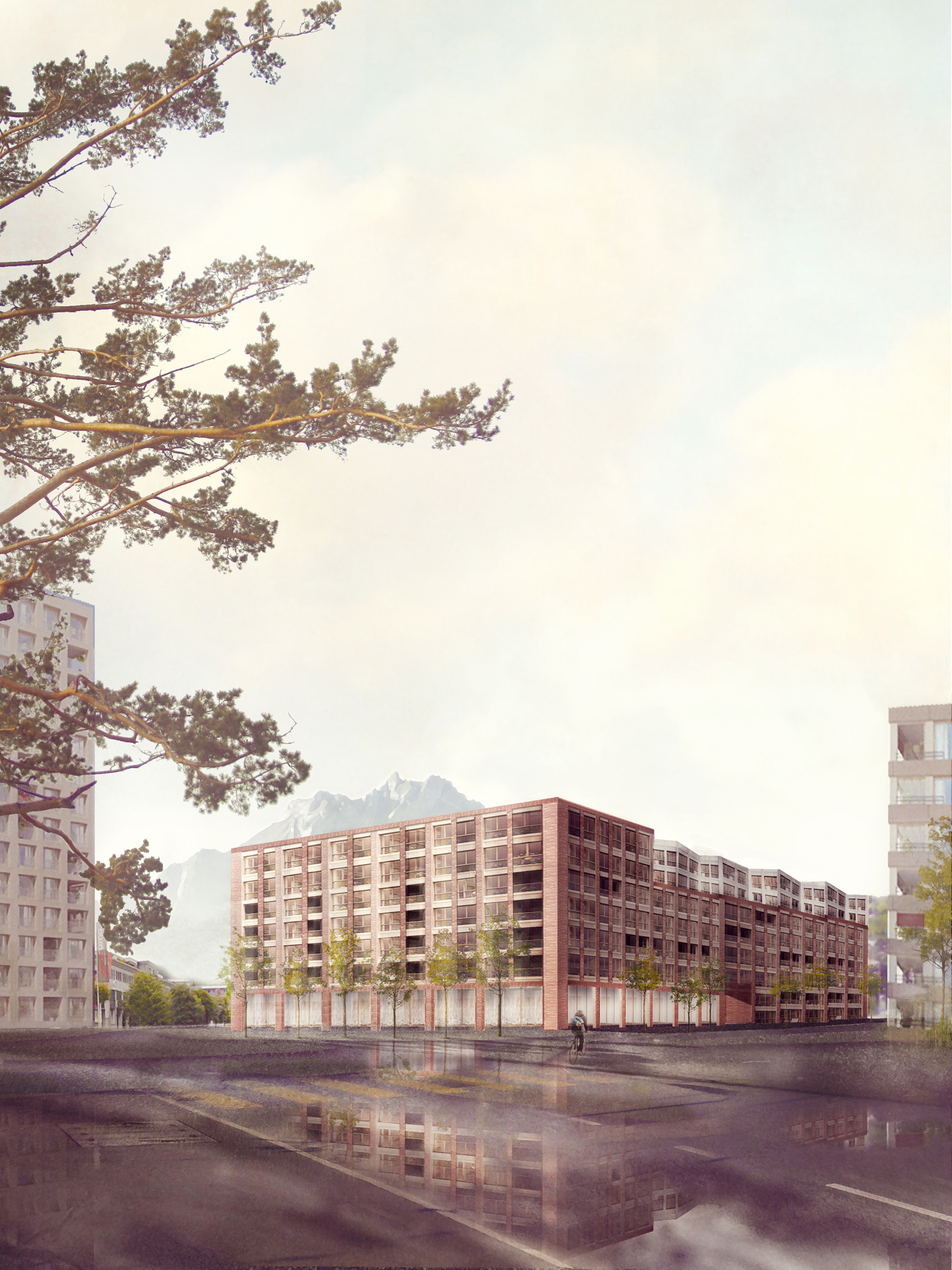 GKS Architekten AG - Studienauftrag Arealüberbauung Mattenplatz - Kriens - 2017