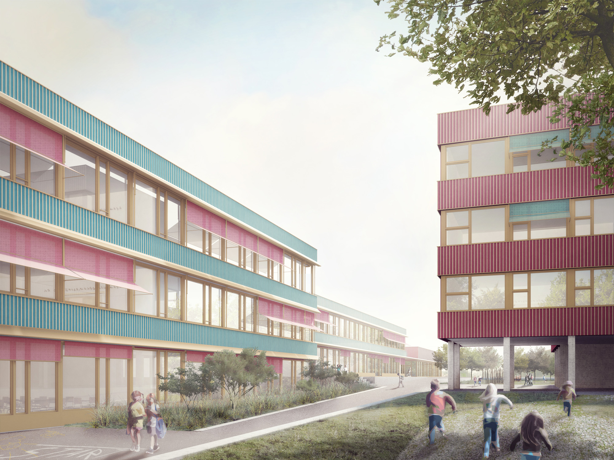 GKS Architekten AG - Wettbewerb Schulanlage Rönnimoos - Luzern - 2019