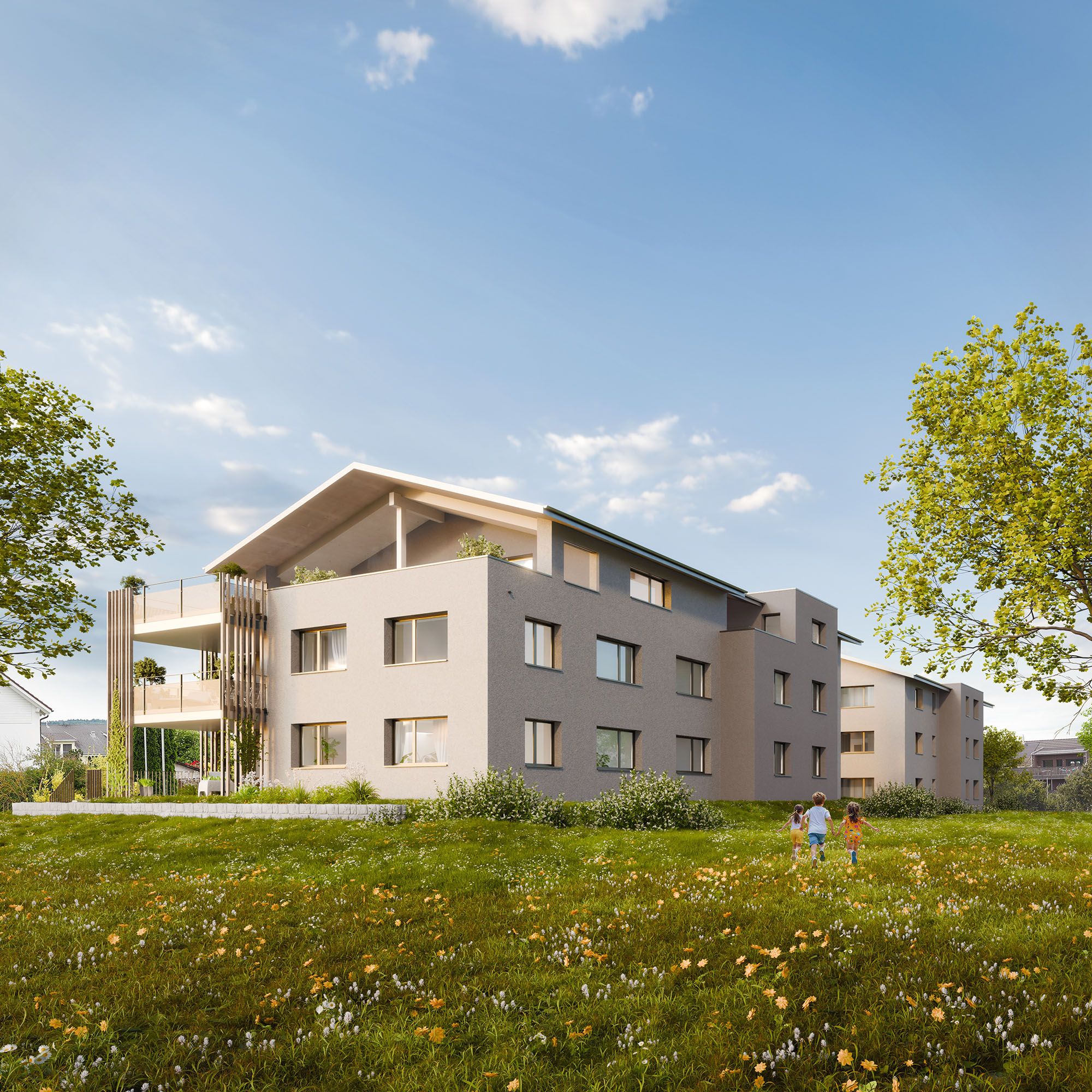 Matter Architekten AG - Eigentumswohnungen - Aesch - 2025